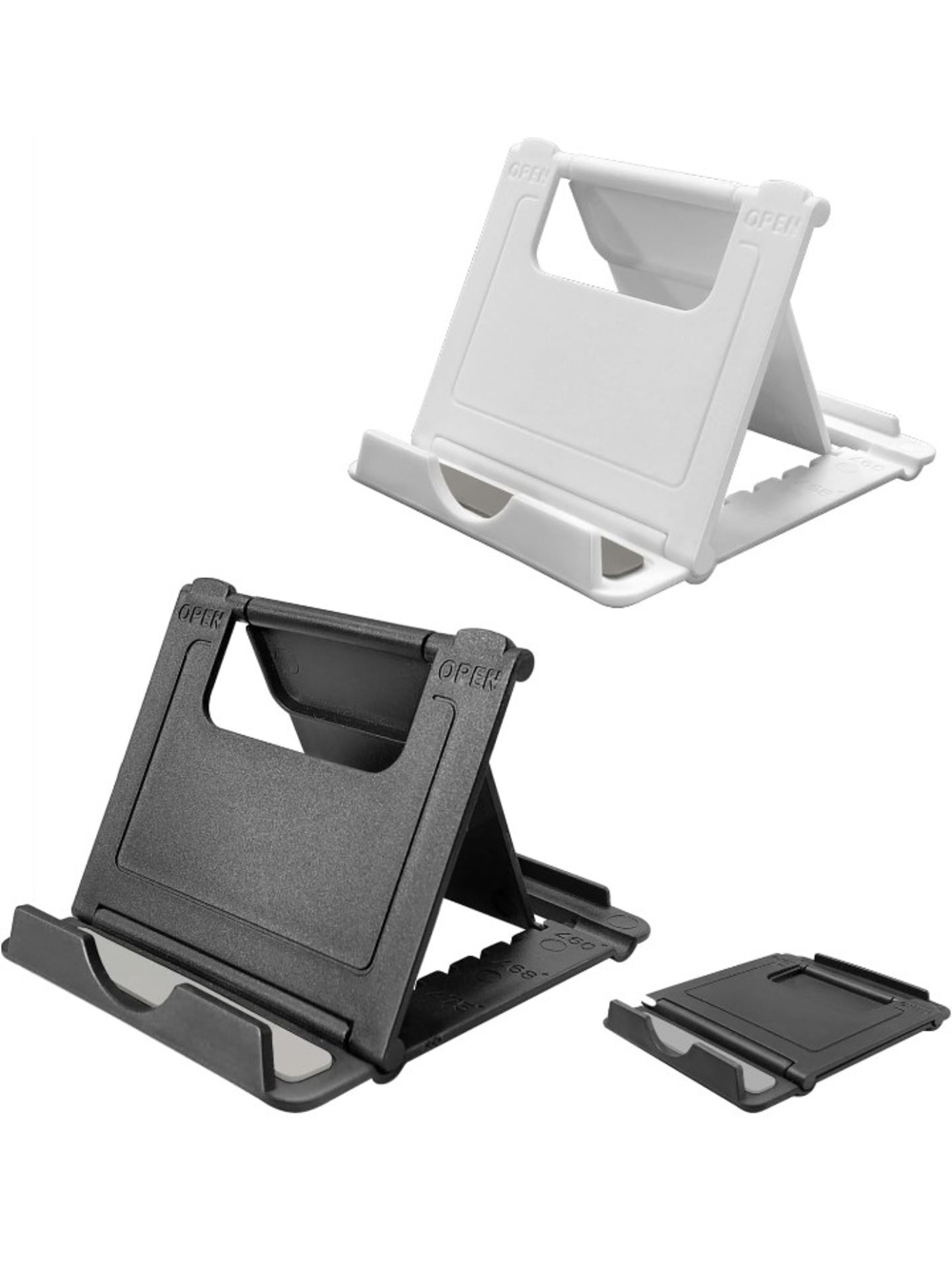 Ultra Slim Foldable Pocket-Size Desktop Stand for Phones & Tablets